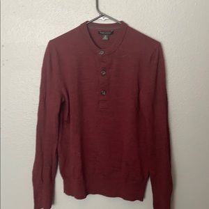 Banana Republic merino Henley sweater